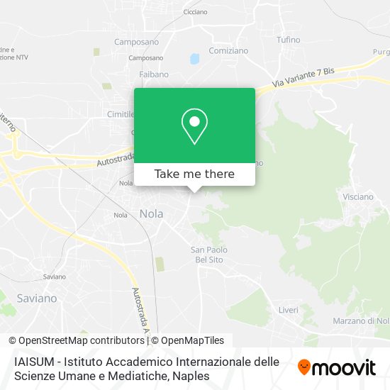 IAISUM - Istituto Accademico Internazionale delle Scienze Umane e Mediatiche map