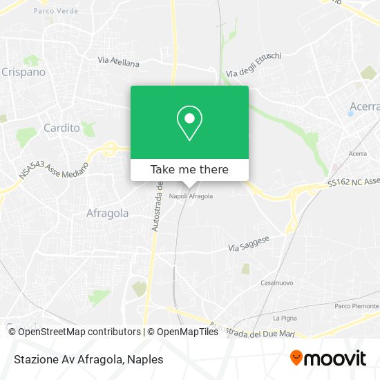 Stazione Av Afragola map
