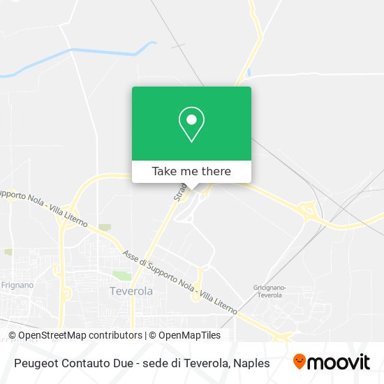 Peugeot Contauto Due - sede di Teverola map