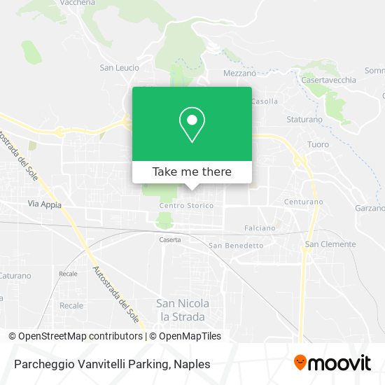 Parcheggio Vanvitelli Parking map