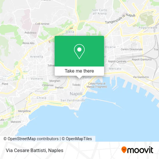 Via Cesare Battisti map