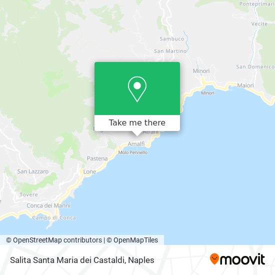Salita Santa Maria dei Castaldi map