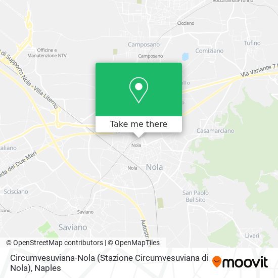 Circumvesuviana-Nola (Stazione Circumvesuviana di Nola) map
