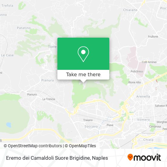 Eremo dei Camaldoli Suore Brigidine map