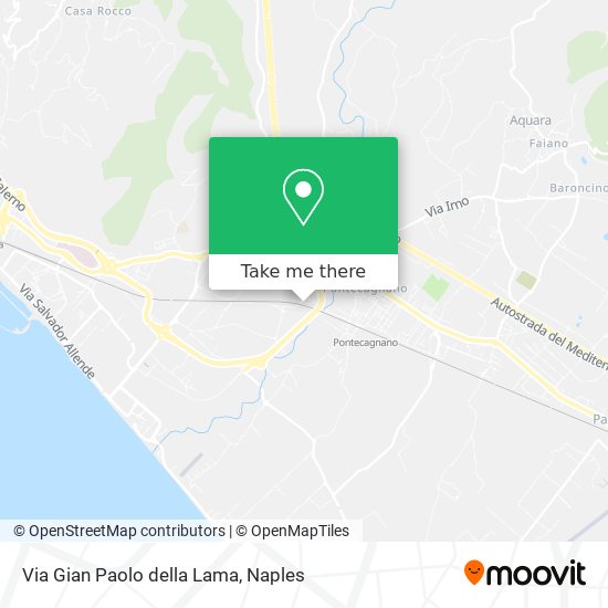 Via Gian Paolo della Lama map