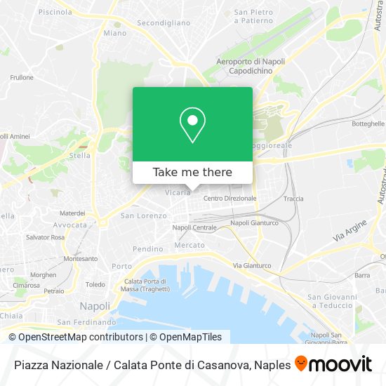 Piazza Nazionale / Calata Ponte di Casanova map