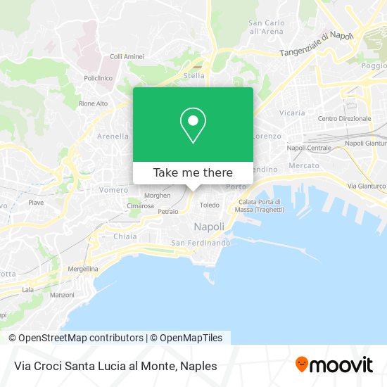 Via Croci Santa Lucia al Monte map