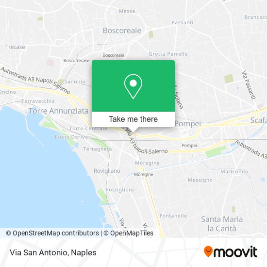 Via San Antonio map