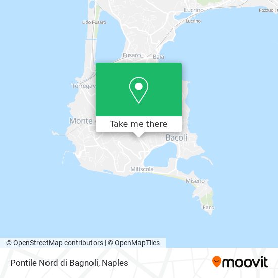 Pontile Nord di Bagnoli map