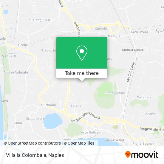 Villa la Colombaia map
