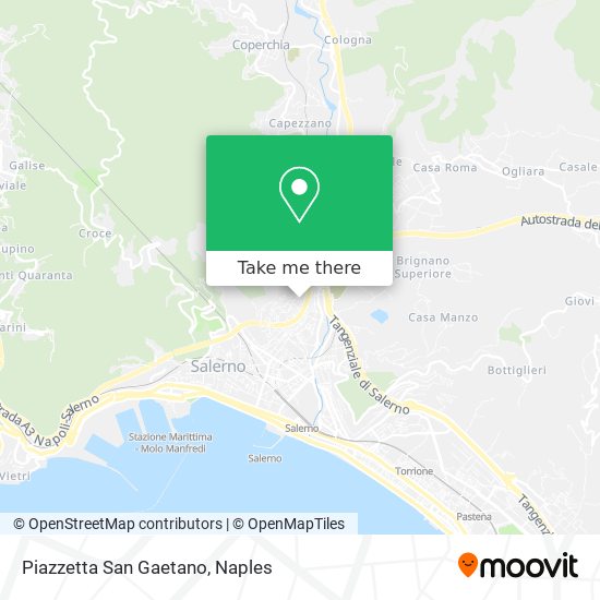 Piazzetta San Gaetano map
