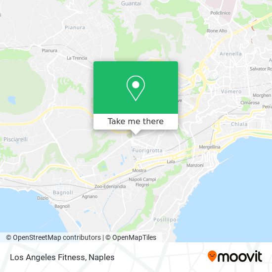 Los Angeles Fitness map