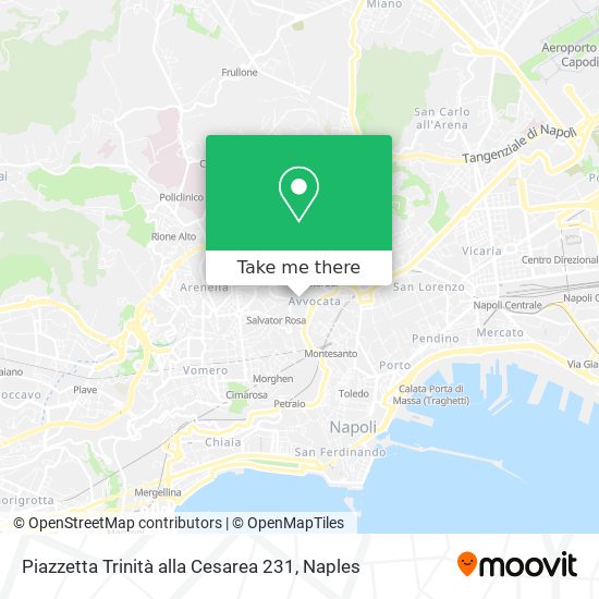 Piazzetta Trinità alla Cesarea 231 map