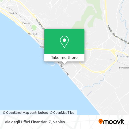 Via degli Uffici Finanziari 7 map