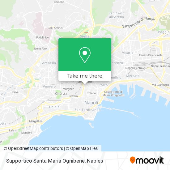 Supportico Santa Maria Ognibene map