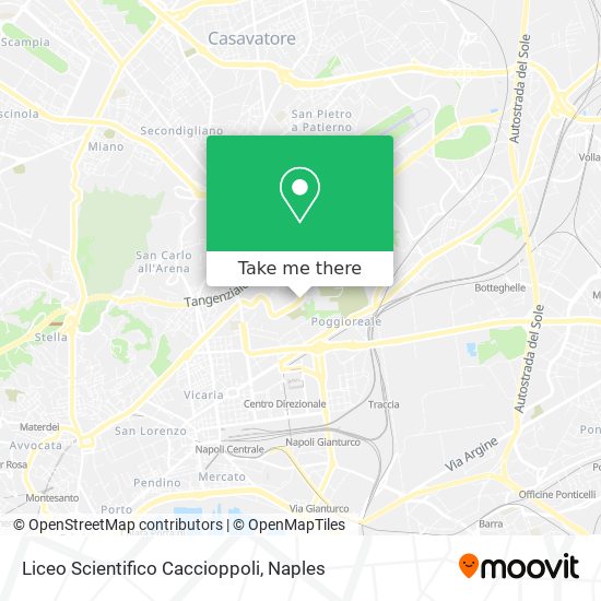 Liceo Scientifico Caccioppoli map