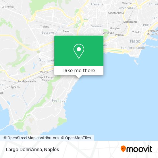 Largo Donn'Anna map