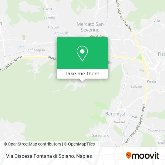 Via Discesa Fontana di Spiano map