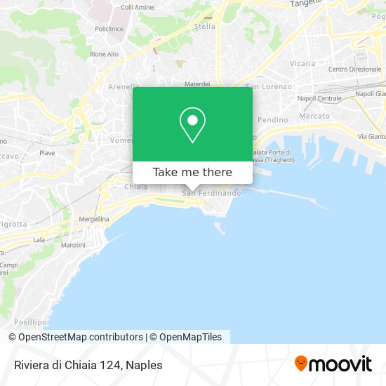 Riviera di Chiaia 124 map