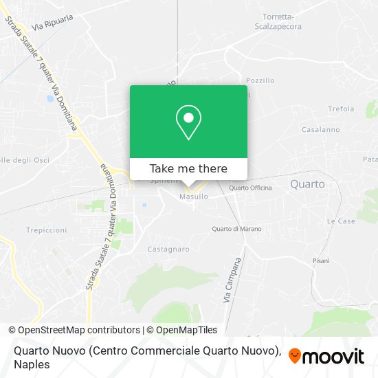 Quarto Nuovo (Centro Commerciale Quarto Nuovo) map