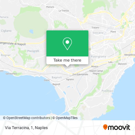 Via Terracina, 1 map