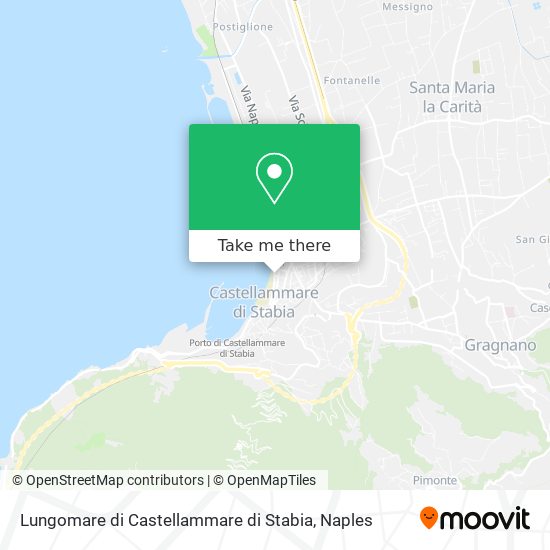Lungomare di Castellammare di Stabia map