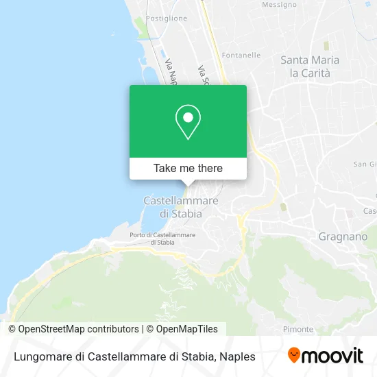 Lungomare di Castellammare di Stabia map