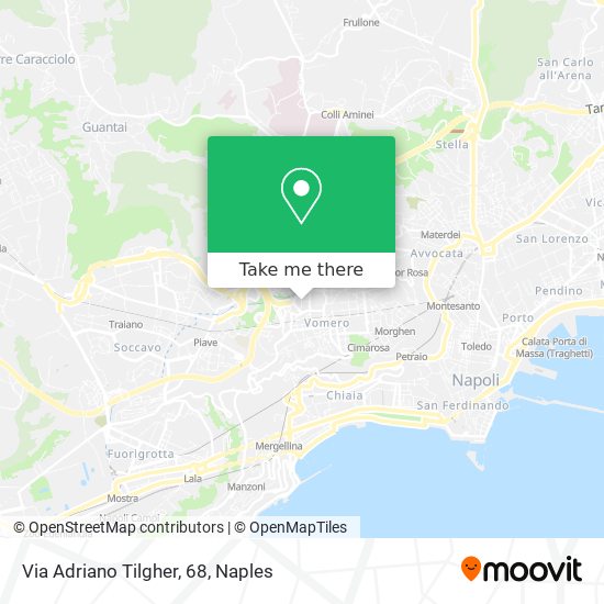 Via Adriano Tilgher, 68 map