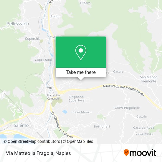 Via Matteo la Fragola map