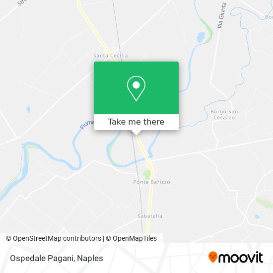 Ospedale Pagani map