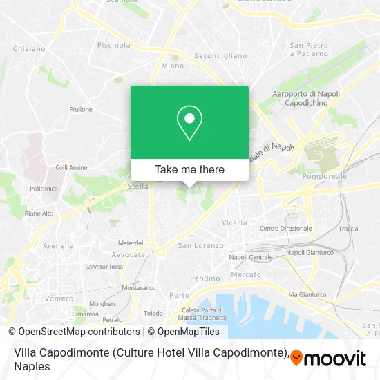 Villa Capodimonte (Culture Hotel Villa Capodimonte) map