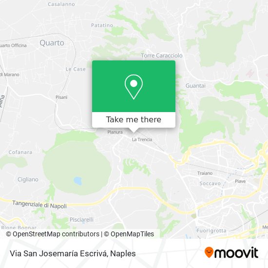 Via San Josemaría Escrivá map