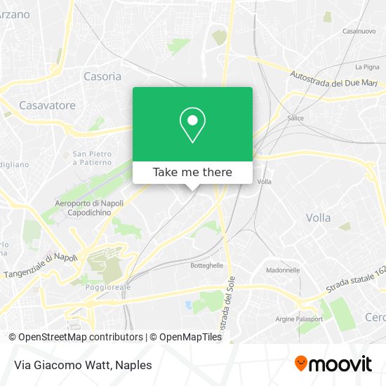 Via Giacomo Watt map