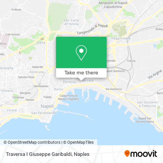 Traversa I Giuseppe Garibaldi map