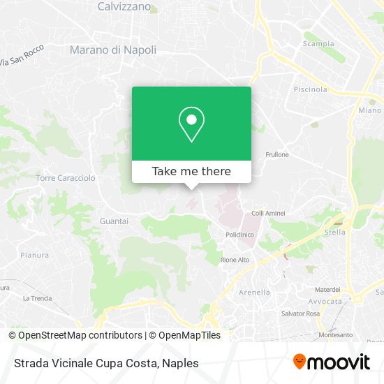Strada Vicinale Cupa Costa map