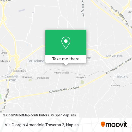 Via Giorgio Amendola Traversa 2 map