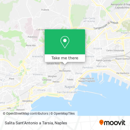 Salita Sant'Antonio a Tarsia map