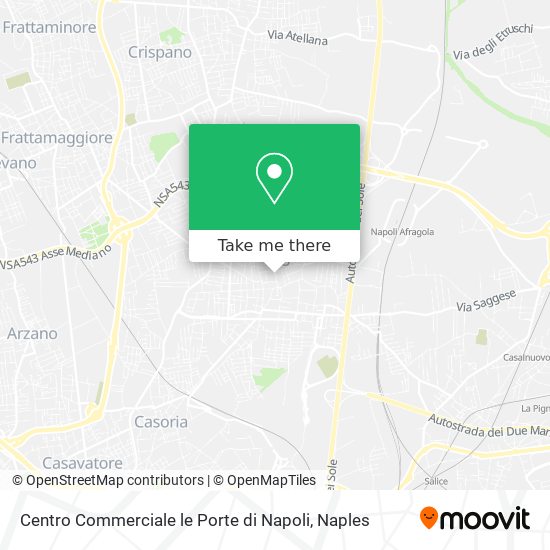 Centro Commerciale le Porte di Napoli map