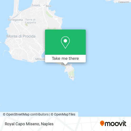 Royal Capo Miseno map