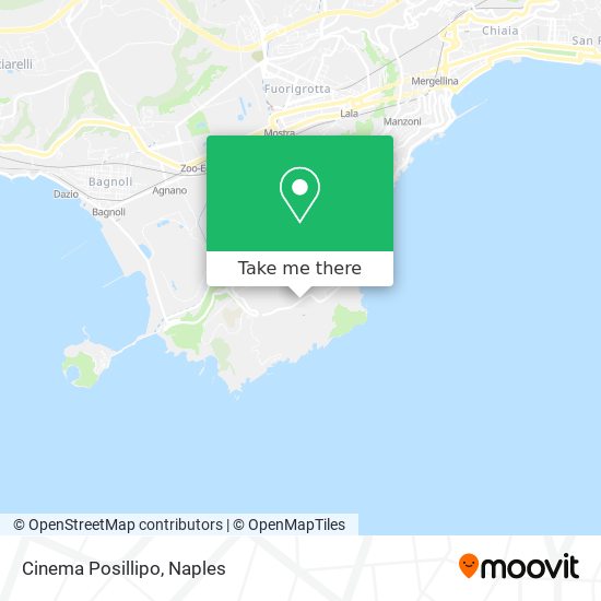Cinema Posillipo map
