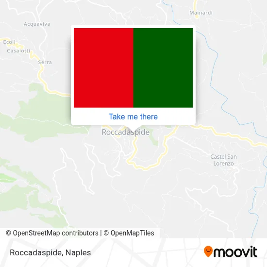 Roccadaspide map