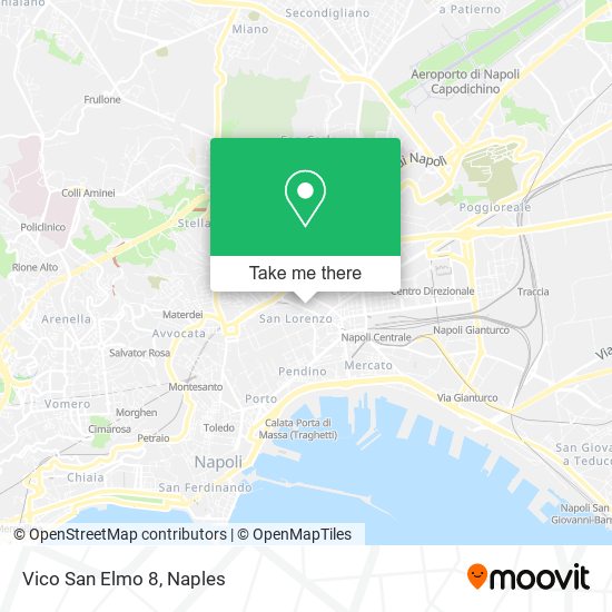 Vico San Elmo 8 map