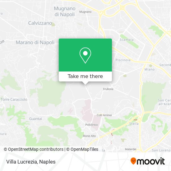 Villa Lucrezia map