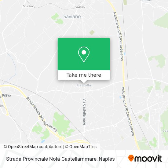 Strada Provinciale Nola-Castellammare map