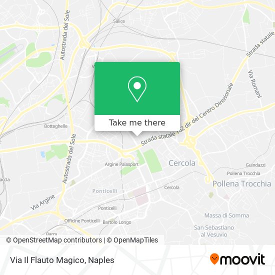 Via Il Flauto Magico map