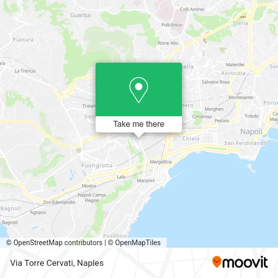 Via Torre Cervati map