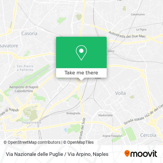Via Nazionale delle Puglie / Via Arpino map