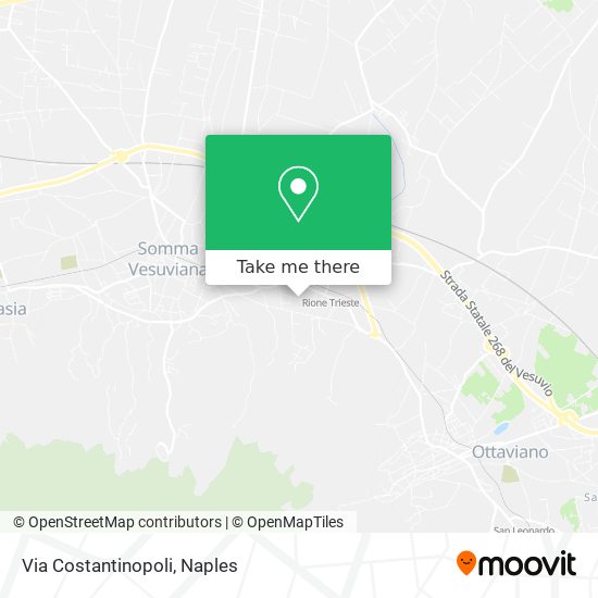 Via Costantinopoli map