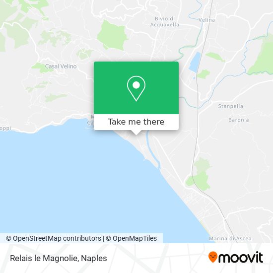 Relais le Magnolie map