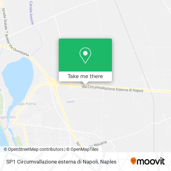 SP1 Circumvallazione esterna di Napoli map